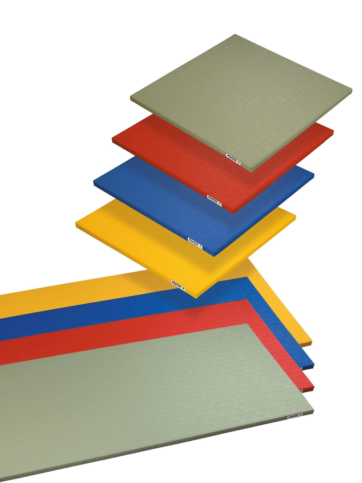 Judomatten Rhode Tatami Typ Kano RG235/260Farbe: rot, Verarbeitung: RG: 260 TG: 1 x 2 m S: 5 cm