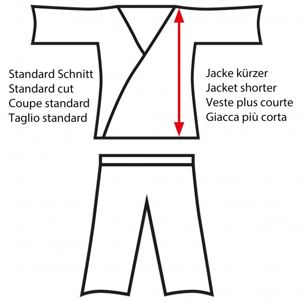 DANRHO Judoanzug Ultimate Gold weiß