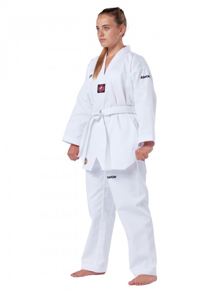 TKD-Anzug Victory, weiß mit weißem Revers