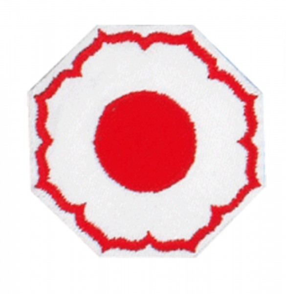 DANRHO Stickabzeichen Blüte, klein