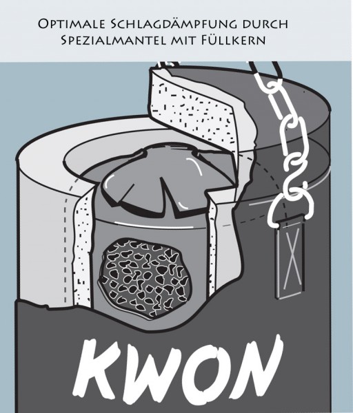 Boxsack Standard 180 cm gefüllt